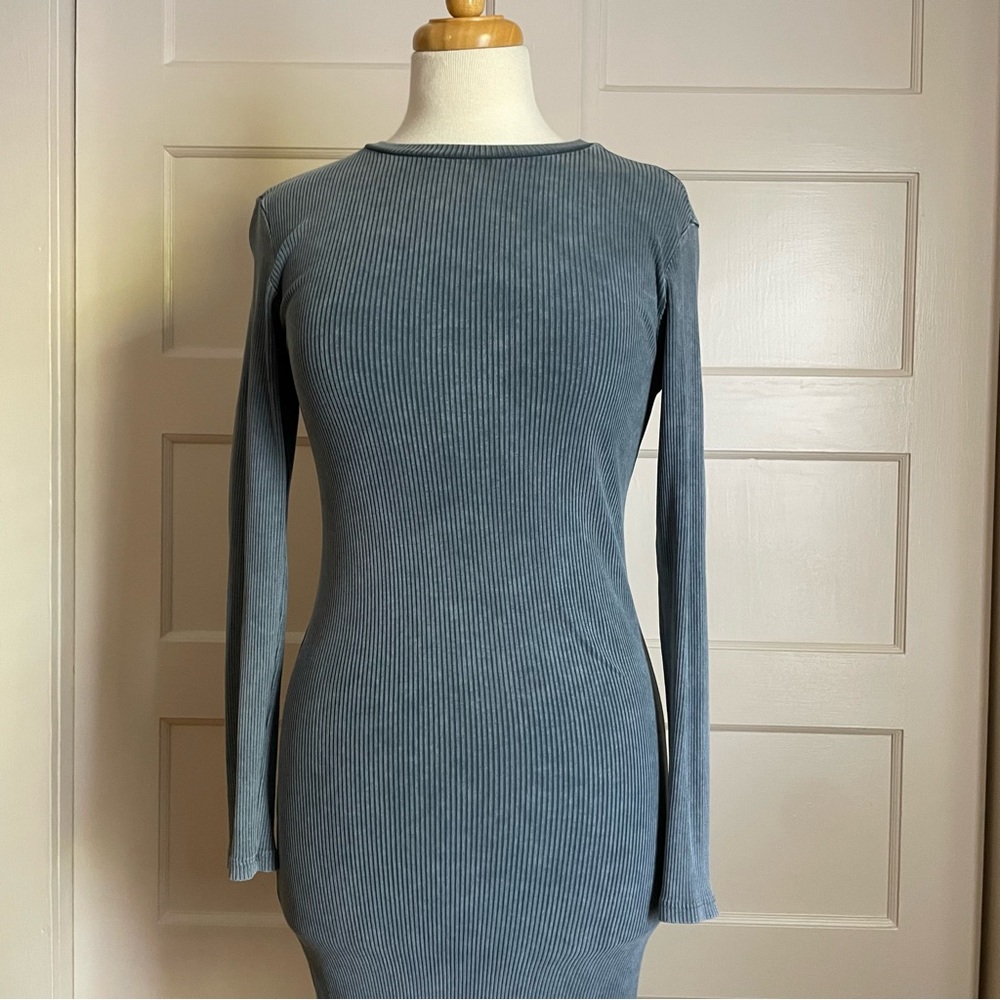 Stradivarius Bodycon Gray Dress